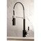 Gourmetier LS8777DKL Kaiser Single-Handle Pre-Rinse Kitchen Faucet, Black/ Chrome LS8777DKL - alternate 7